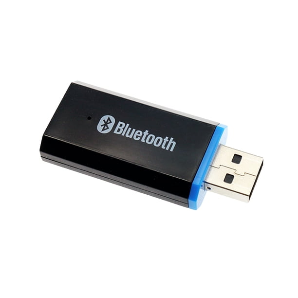 Adaptador Bluetooth USB para coche Baoblaze Receptor inalámbrico de música y Cable de 3,5 mm Negro