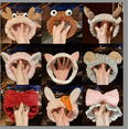 thumbnail image 4 of Banda para el cabello con orejas de gato, banda para el cabello, accesorios para el cabello con orejas de conejo de peluche coreano, banda para el cabello con lazo y astas para lavarse la, 4 of 5