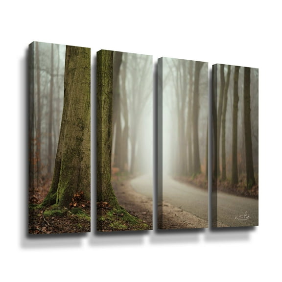 Artwall Focus on What you Want, 4 Piece Gallery Wrapped Canvas Set by Martin Podt