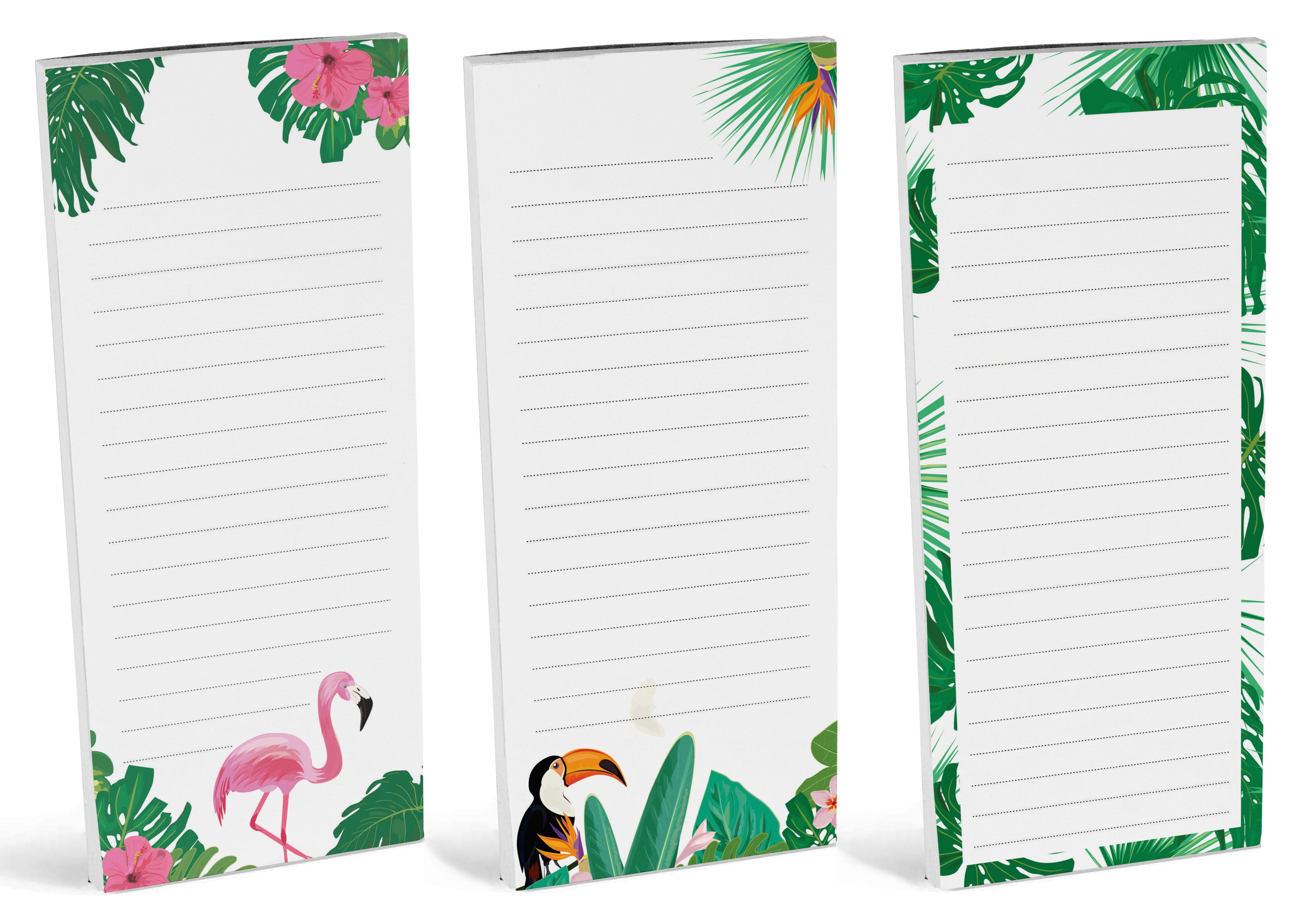 Inkdotpot Pack of 3 Magnetic Fridge To-Do List Notepads- Magnetic Memo Pads For Refrigerator-(50 Sheets Each)-XP
