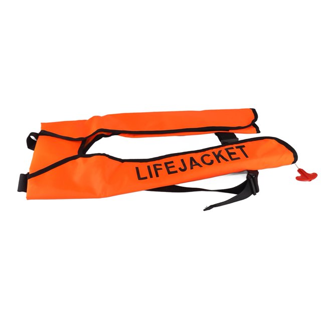 Life Auto Inflatable Life Jacket TPU Nylon Fabric 150kg / 330lb Buoyancy Life Vest for Kayaking Swimming Boating