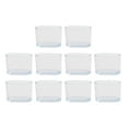 thumbnail image 2 of 10 X Rubber Chair Leg Cap Oval Covers Furniture Table Feet Floor Protectors Transparent 15X30Mm Smile Home, 2 of 9