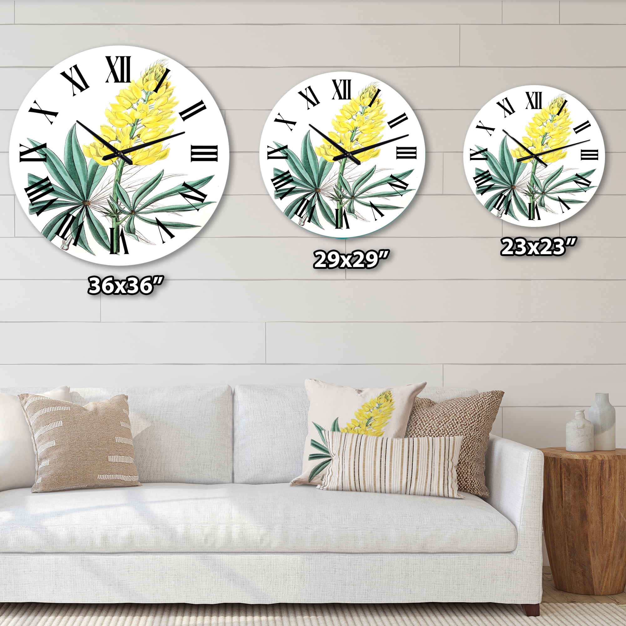 Designart 1 in Quartz Traditional Wall Clock