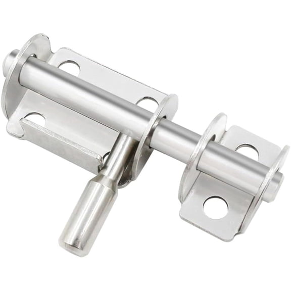 Stainless Steel Slide For Latch Lock Privacy Catch For Latch Safety Door Bolt Thickened Metal Sliding Bolt Door L Bolt Lock For Doors 304 Stainless