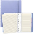 thumbnail image 4 of FILOFAX Refillable Pastel Notebook, A5 (8.25" x 5") Vista Blue - 112 Cream moveable pages - Index, pocket and page marker (B115051U), 4 of 7