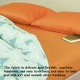 thumbnail image 5 of NTBAY Microfiber Full Fitted Sheet, Ultra Soft and Breathable Fitted Bed Sheet with 15" Deep Pocket, 54x75 inch, Orange, 5 of 5