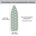 thumbnail image 5 of HELLHERO Ironing Board Cover with Fresh Mint Blossoms Pattern, 15x54 Inches Polyester - Cover for Ironing Board for Bedroom, Fashion Studio, Tailor Shop, 5 of 5