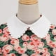 thumbnail image 5 of ICHUANYI Clearance Women Printing Short Sleeve Puff Sleeves Lace Zipper Dress A-Line Skirt(Hot Pink, M) ICHUANYI WER2023081106624, 5 of 9