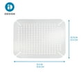 thumbnail image 4 of iDesign Clear Contour Sink Protector Mat, 12.5" x 10.75", 4 of 6
