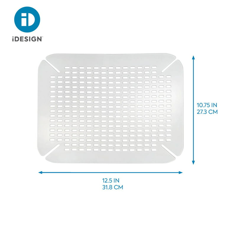 2pcs 30*40cm Plastic Sink Mat, Modern Simple Square-shaped