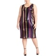 thumbnail image 1 of Rachel Roy Robe Cocktail Veda pour Femmes, Multicolore, Grande Taille, 14W, 1 of 1