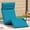 Light Blue, variant on Folding Sun Lounger Pink 175x54x8.5 cm Oxford Fabric with Water Repellent Upholstery, Manual 5-Position Reclining Floor Chair for Garden Beach Yoga