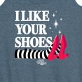 thumbnail image 3 of The Wizard Of Oz - I Like Your Shoes Ruby Slippers - Women's Racerback Tank Top, 3 of 5
