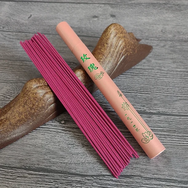 40 Uds. Varillas de incienso de sándalo Natural, varillas de incienso para el hogar, ceremonia de bendición aromática, incienso de Buda, lavanda, té verde, rosa