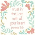 thumbnail image 2 of Sweet Melody Designs 15x15 Gold Ornate Wood Framed with Double Matting Museum Art Print Titled - Trust In The Lord, 2 of 4