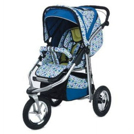 Baby Bling Design Company BBCP333P Metamorphosis All Terrain Jogging Stroller in Caribean Peacock