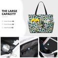 thumbnail image 3 of Honeii Green Leopard for Tote Bag with Adjustable Strap,Beach Bag, Waterproof Sandproof Beach Tote Bag, Large Capacity Foldable Beach Bags, 3 of 7