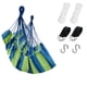 thumbnail image 1 of Silla Hamaca Colgante KPX para Exterior Gran Tamaño 110x130cm Azul/Verde, 1 of 7