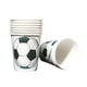 thumbnail image 1 of Tazas de Papel Desechables de 10 Paquetes de Fútbol con Tema Tazas de Papel 9x7cm / 3.5x2.8In Perfectos para Uso Diario Y Fiestas Temáticas de Fútbol, 1 of 7