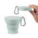 thumbnail image 4 of Taza plegable de silicona con hebilla colgante, taza retráctil para bebidas, práctica funda de silicona multiusos, taza de agua creativa, 4 of 6