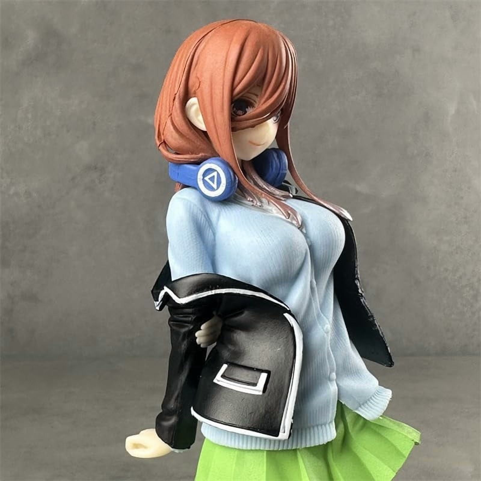 Newly Nakano Figure Standing Uniform Headset Nakano Action Figure 21cm/8.3inchPVC Handmade Anime Statue Model Decoration Gifts