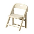 thumbnail image 4 of Silla para niños, silla escolar apilable, mobiliario de aula con respaldo, estudio plegable Blanco, 4 of 9