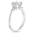 thumbnail image 4 of vylahjewellery Women's Engagement Ring Classic Proposal Ring for Her Vermeil Yellow Gold Wedding Anniversary Ring Unique Bridal Set, 4 of 8
