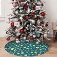 thumbnail image 5 of Sikiie Mushrooms 30-48 inches {designName} Print Christmas Tree Skirt Snowman Xmas Tree Skirt with Edge Christmas Decorations for Holiday Party-30", 5 of 7