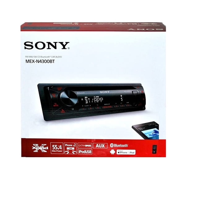 Receptor estéreo para coche Sony MEX-N4300BT CD/MP3 Bluetooth