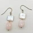 thumbnail image 5 of Peruvian Pink Opal & Pearl Spectacular Sterling Silver Set| Adjustable 16-18" |, 5 of 12