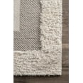 thumbnail image 2 of nuLOOM Double Border Wool Area Rug, 8' 6" x 11' 6", Beige, 2 of 3