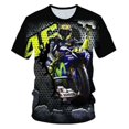 thumbnail image 1 of 3D Moto de Course Hommes et Femmes Mode à Manches Courtes T-Shirtweek, 1 of 4