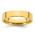 thumbnail image 5 of 14K Yellow Gold 5mm Standard Flat Comfort Fit Band Ring Size 12, 5 of 7