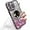Purple, variant on for iPhone 16 Pro Max Magnetic Case, [Compatible with Magsafe] Shockproof Glitter Makeup Mirror Diamond Camera Protector Sparkly Bling Girly Woman Cute Cover for iPhone 16 Pro Max (Purple)
