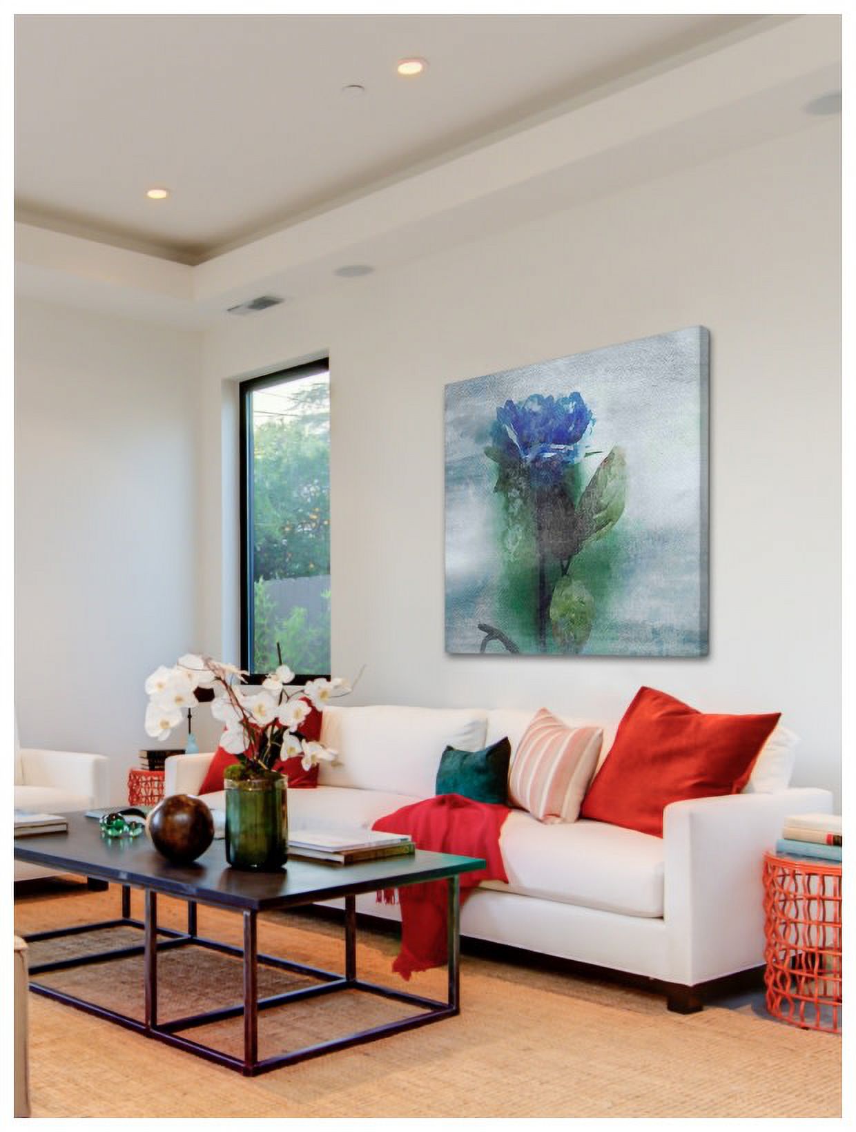 Marmont Hill - "Blue Hues" by Irena Orlov Painting Print on Wrapped Canvas