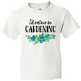 thumbnail image 3 of Inktastic I'd Rather Be Gardening Blue Flowers Youth T-Shirt, 3 of 5