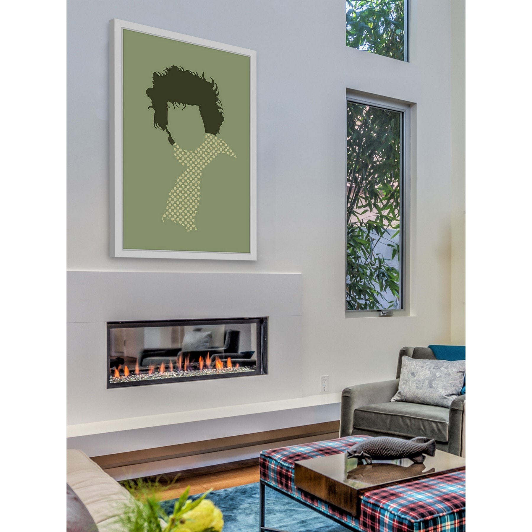 "Dylan" Framed Painting Print