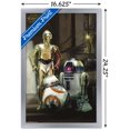 thumbnail image 3 of Star Wars: The Force Awakens - Droids Wall Poster, 14.725" x 22.375", Framed, 3 of 5