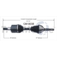 thumbnail image 4 of TrakMotive CV Axle Shaft GM-8038 Premium; OEM Replacement, 4 of 5