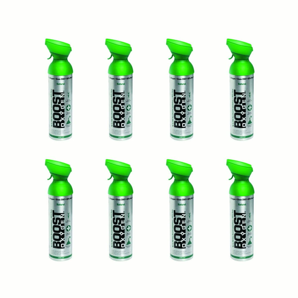 Boost Oxygen Natural Portable 10 Liter Pure Canned Oxygen, Flavorless