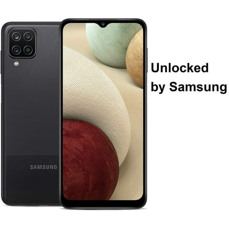 SAMSUNG Galaxy A12 A125U 32GB GSM / CDMA Unlocked Android Smartphone (US Version), Black