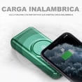 thumbnail image 4 of Power Bank Pila Batería Recargable Kimhi Cargador Inalambrico 20,000mah Carga Rapida Portatil Color Verde Con 4 Cables Y 2 Puertos Usb Cargador Para Celular Tablet Banco De Energia Pantalla Led, 4 of 6