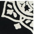 thumbnail image 3 of SAFAVIEH Bella Gabriel Medallion Geometric Wool Area Rug, Black/Ivory, 4' x 6', 3 of 4