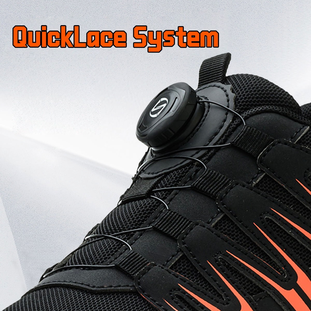 Netanac Mens Steel Toe Safety Shoes Size 9 Netanac Steel Toe Shoes for Men Women, Lightweight Wide Work  main image 2