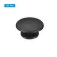 thumbnail image 3 of Uxcell Plastic Button Charm, 12 x 8mm Dia Button Accessories, Black 50 Pack, 3 of 6
