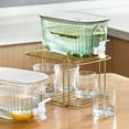 thumbnail image 4 of Dispensador de bebidas transparente, dispensador de bebidas, hervidor de agua grande, cubo para bebidas de agua fría, estética elegante, 4 of 8