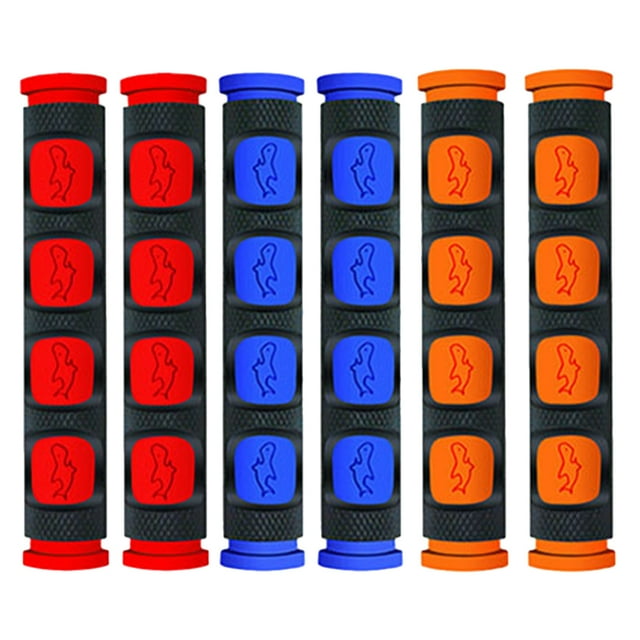 Miangastore Poignée de Remplacement en Pvc Bleue Confortable pour Véhicule Électrique 3 Paires 3.9 Po