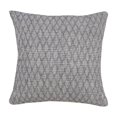 thumbnail image 2 of Laddha Home Designs Handwoven Over Tufted Diamond Cotton Throw Pillow Cover - 20" - Gray, 2 of 9