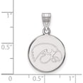 thumbnail image 2 of 10K White Gold 10Kw University Of Iowa Medium Disc Pendant (22 X 15) Made In United States 1w039uia, 2 of 5