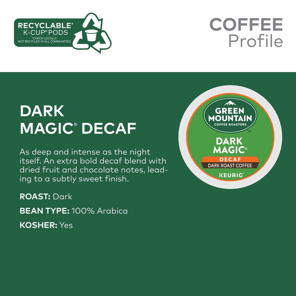 Coffee Dark Magic Decaf, Keurig K-Cup Pod, Dark Roast, 48 Count